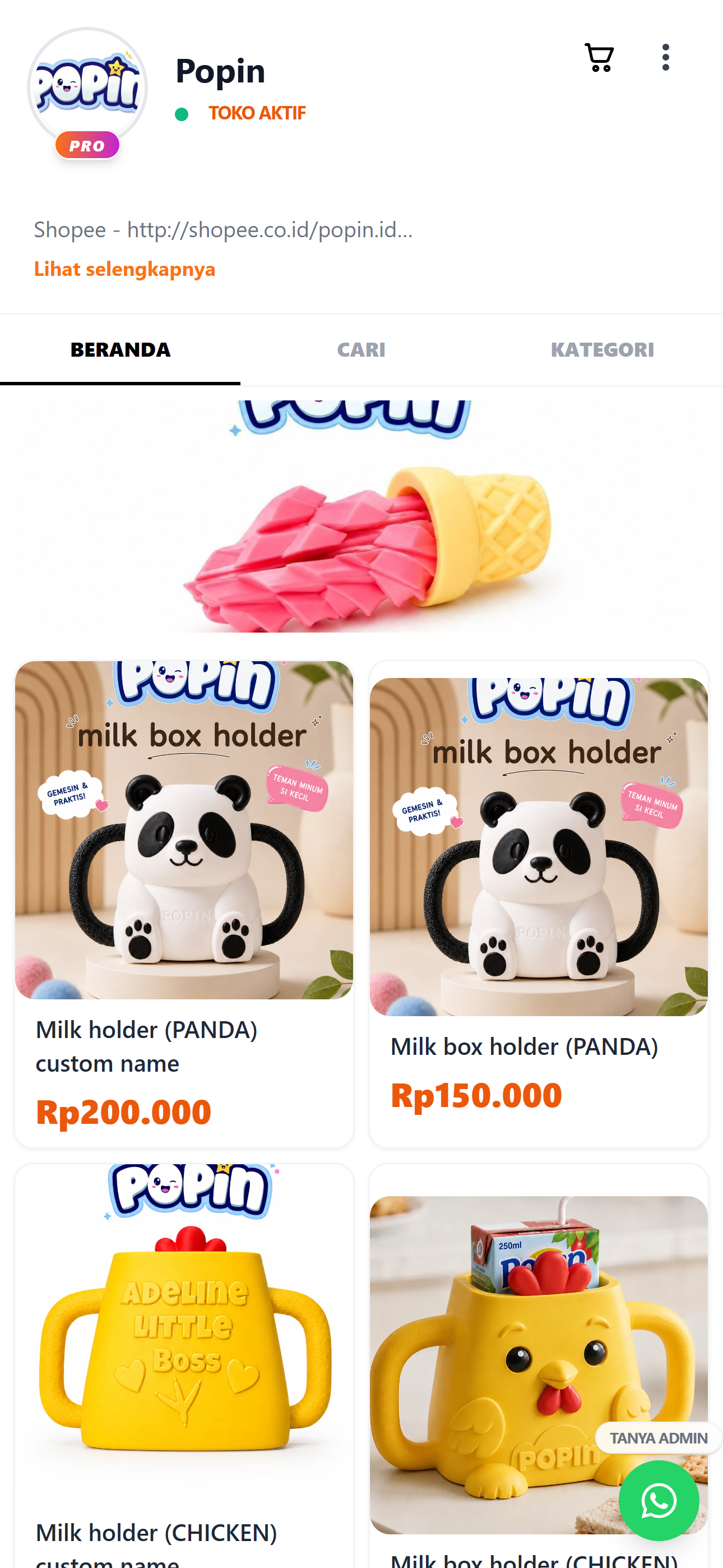 Demo Popin Toys