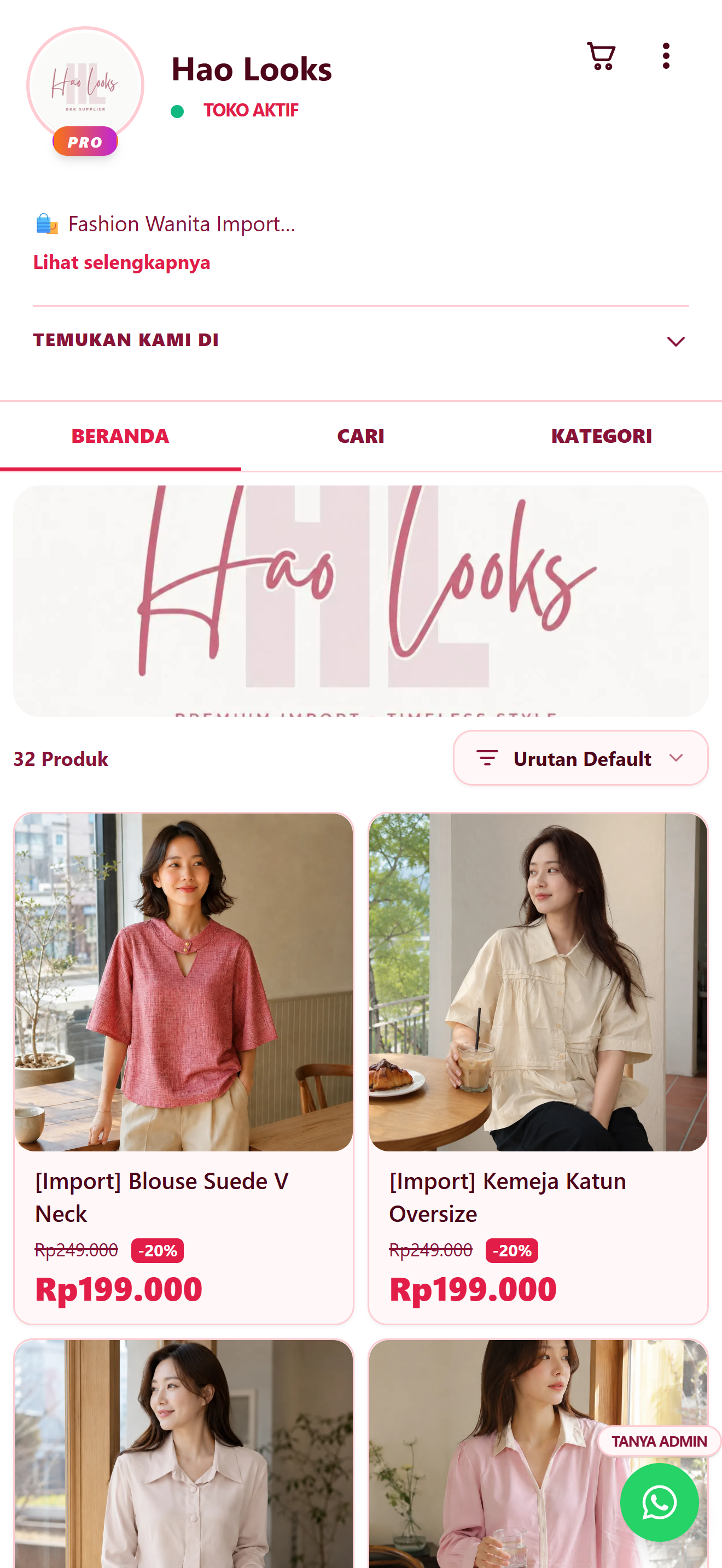 Preview katalog Haolooks