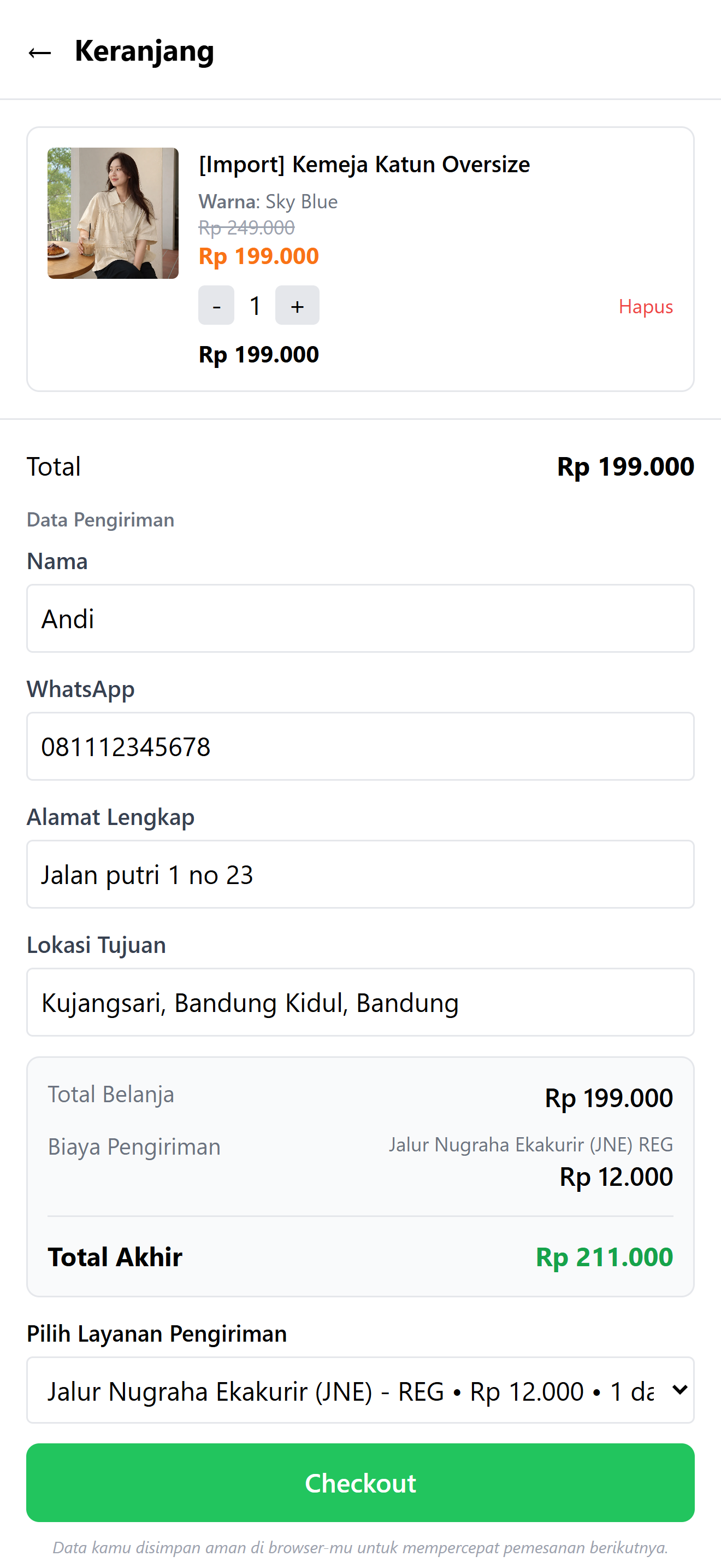 Checkout Sellyn